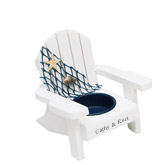 Nautical+Wooden+Beach+Shell+Deck+Chair+-+Discontinued