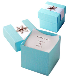 unknown Winter Wonderland Snowflake Favor Box