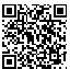 QR Code for Ivory & Black Stripe Fashion Shopping Tote Bag with Front Pocket*
