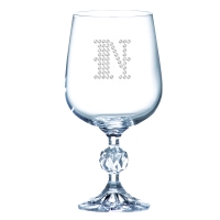 Crystal Wine Glass Goblet (Optional Personalized Crystal Rhinestones)