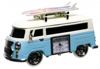 Vintage Mini Camper Surfboard Van Table Office Clock