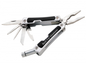 Personalized Stainless Steel 7 Tools LED Travel Pocket Knife