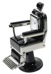 Professional Salon/Barber Chair Mini Desk Clock