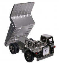 Custom Metal Alloy Mini Dump Truck Office Desk Clock