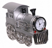 Custom Alloy Metal Mini Railroad Train Office Desk Clock