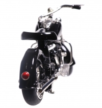 Black Classic Custom Mini Motorcycle Office Desk Clock