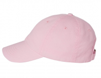 Custom Pink Rhinestones Ball Cap with Adjustable Buckle