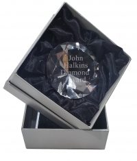 Crystal Paper Weight Diamond Achievement Award