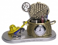 Custom Mini Fisherman Tools Kit Desk Clock