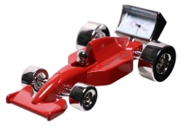 Custom Red Mini Motor Race Car Table Clock