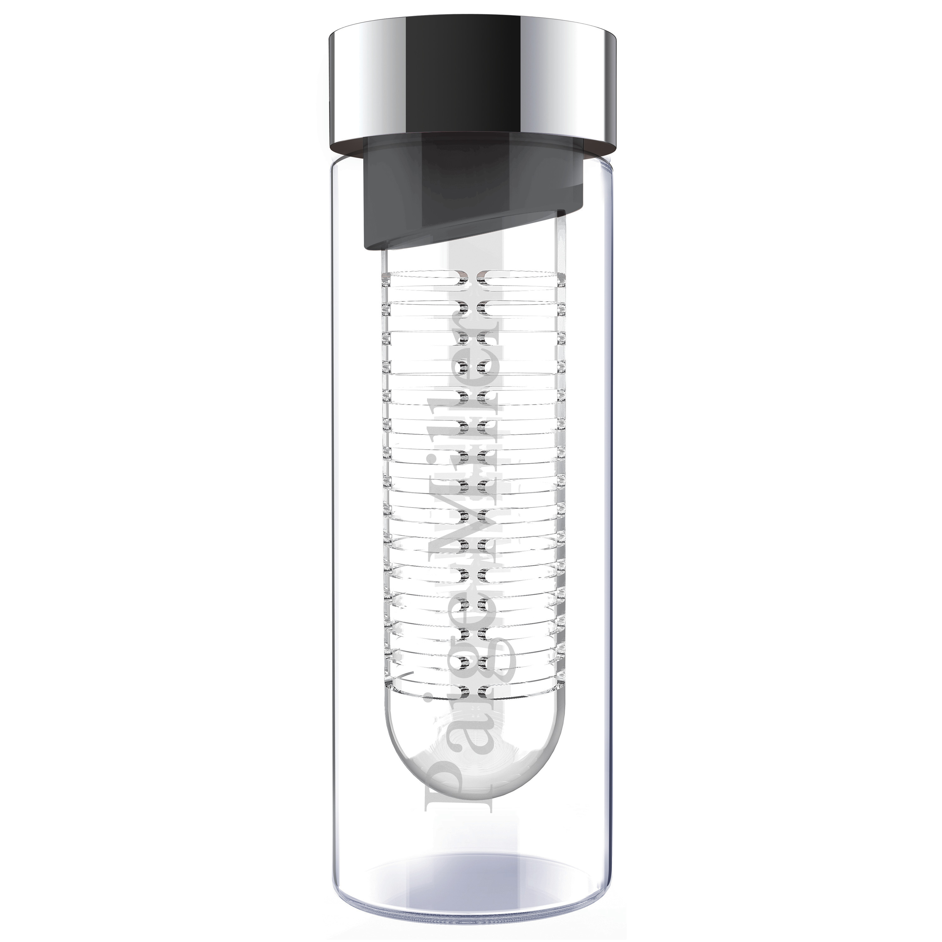 Glass Flavor Water Bottle with Built In Fruit Infuser*: HansonEllis.com