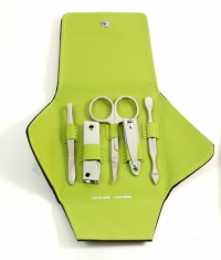 Travel Leather Manicure Set*