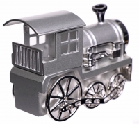 Custom Alloy Metal Mini Railroad Train Office Desk Clock