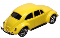 Custom Metal Alloy Mini Yellow Classic Car Desk Clock