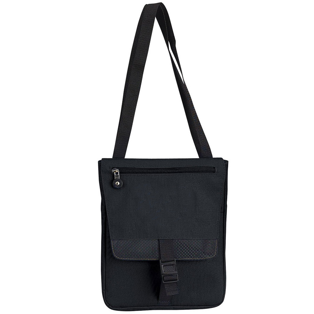 Coach Grey-Black Monogram Tablet/iPad Canvas Bag
