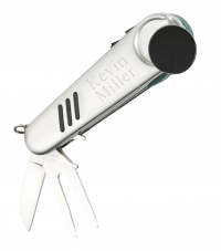 6 Function Stainless Steel Golf Tool Keychain