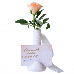 Mini Ceramic Vase Place Card Holder (Each)