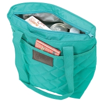Chic Watertight 9-Can Cooler Quilted Lunch Bag*