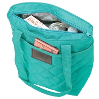 Chic Watertight 9-Can Cooler Quilted Lunch Bag*
