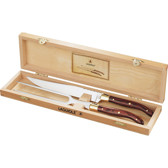 Laguiole Stainless Steel 2Piece Carving Knife Set*