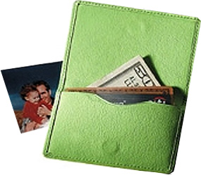 Magnetic Leather Business & Credit Card Holder*