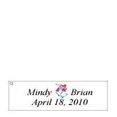 Personalized Wedding Bells Favor Tags (60 Precut Pieces)