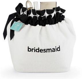 Bridesmaid Polka Dot Terry Pamper Pouch*