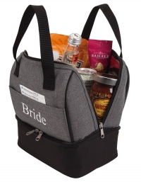 Smart Dual Function Insulated Lunch Sack & Cooler Compartments with Carry Handles