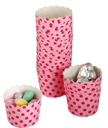 Chic Polka Dot Cupcake Baking Cups (Set of 25)*