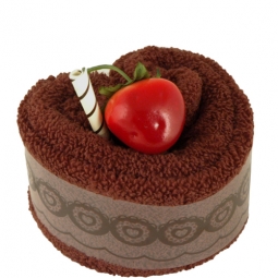 Deluxe Chocolate Heart Towel Cake*