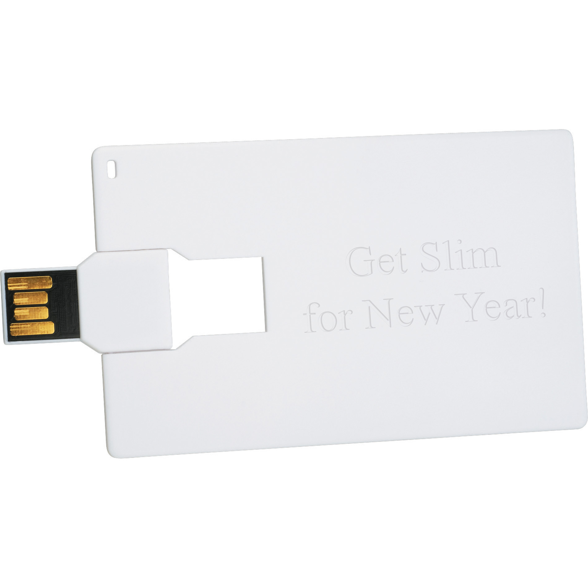 2GB USB Flash Drive Slim Credit Card*