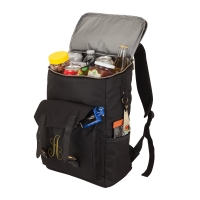 Insulated 24-Can Cooler Padded Backpack with Pockets and Bottle Opener