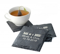 Solid As A Rock Natural Slate Coasters (Set of 4)