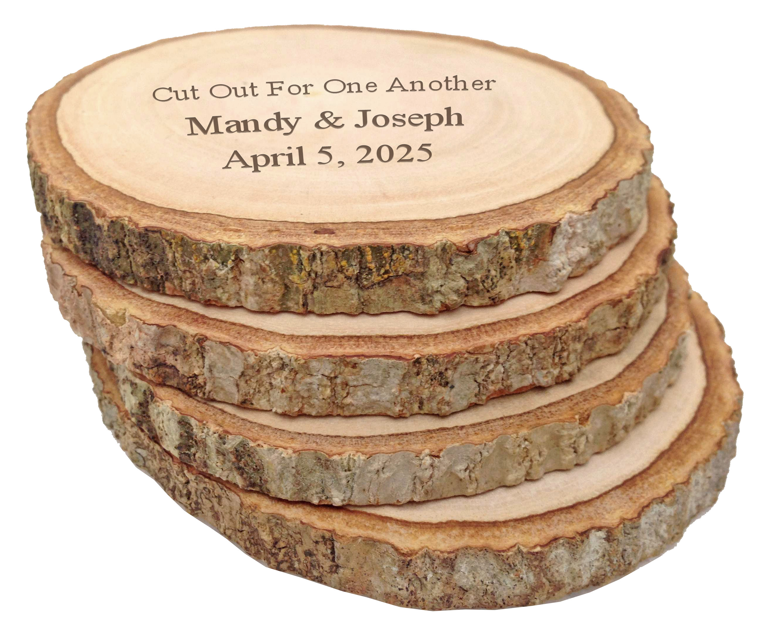 rustic wood coaster custom wood coasters Personalized Coasters engraved