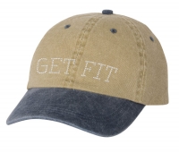 Personalized 2-Tone Adjustable Snap Buckle Rhinestones Baseball Cap