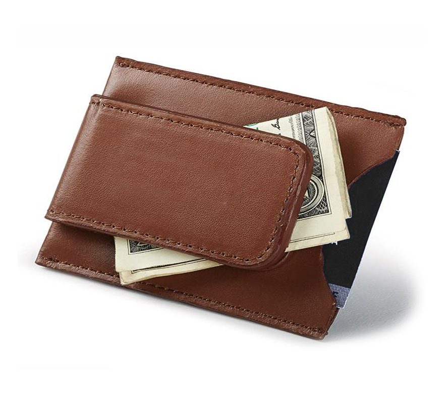 Slim Magnetic Credit Card and Money Clip Holder