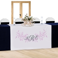 Classic Floral Personalized Table Runner