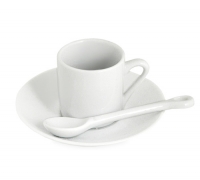 Demitasse Porcelain Tea Cup and Saucer Spoon Set*