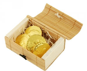 Eco-Friendly Mini Bamboo Treasure Favor Box (Box Only)*