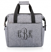 On The Go Expandable Lunch Cooler Tote with Zippered Pockets