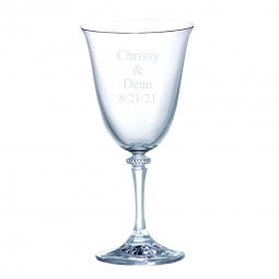 Personalized Crystal Kleopatra Goblet Wine Glass