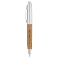 Engraved Eco Friendly Bamboo Ballpoint Pen