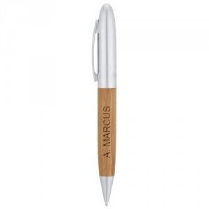 Engraved Eco Friendly Bamboo Ballpoint Pen