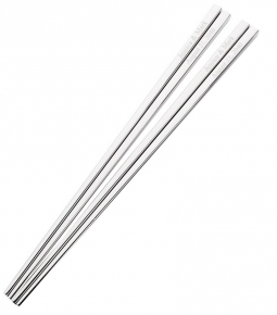 Engraved Polished Silver Stainless Steel Chinese Chopsticks