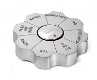 Personalizable Spinning Executive Paperweight Decision Maker