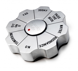 Personalizable Spinning Executive Paperweight Decision Maker