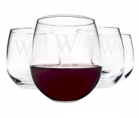 Elegant Stemless Wine Drinking Glass