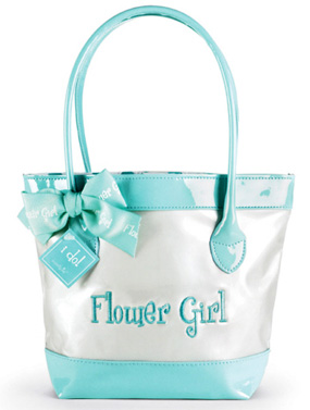 Embroidered Flower Girl Tote Bag*