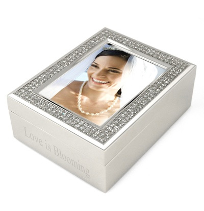 2" x 3" Glitter Photo Frame Jewelry Box