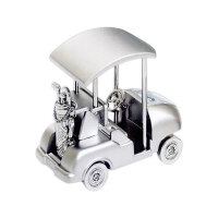 Silver Proclub Golf Cart Clock